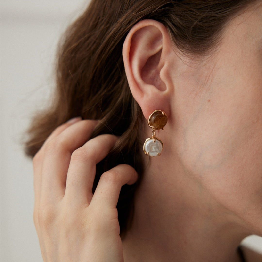 Freshwater Pearl Drop Earrings