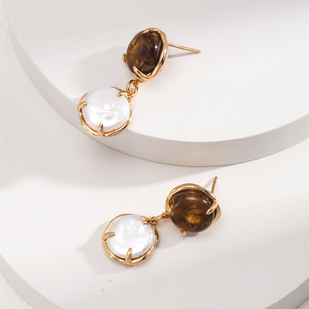 Freshwater Pearl Drop Earrings