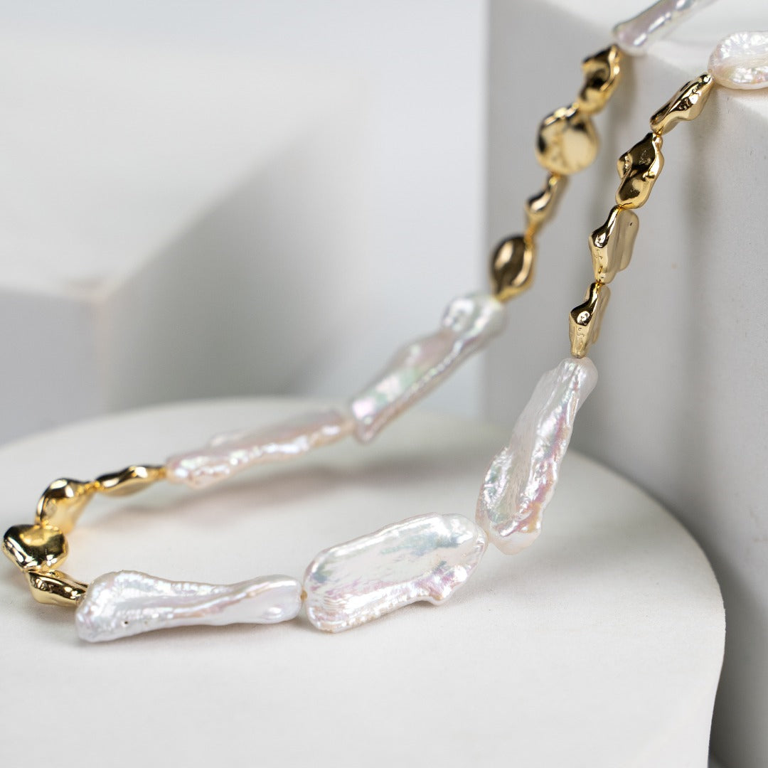 Vintage Baroque Freshwater Pearl Necklace