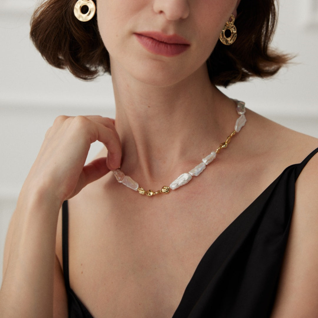 Vintage Baroque Freshwater Pearl Necklace