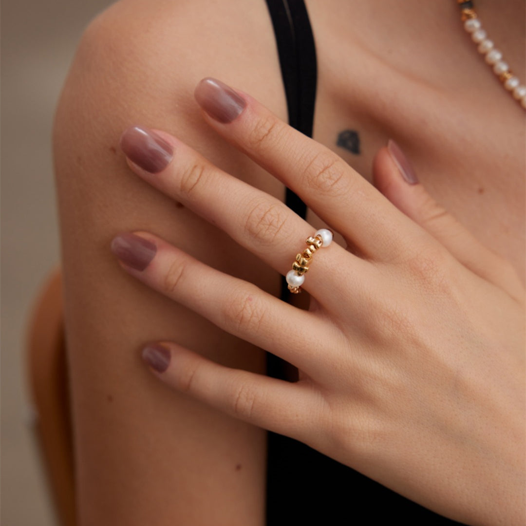 925 Sterling Silver Pearl Ring