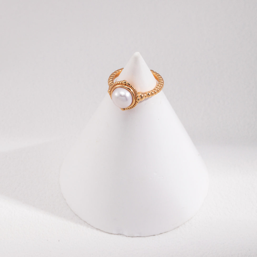 8mm Freshwater Pearl Adjustable Ring