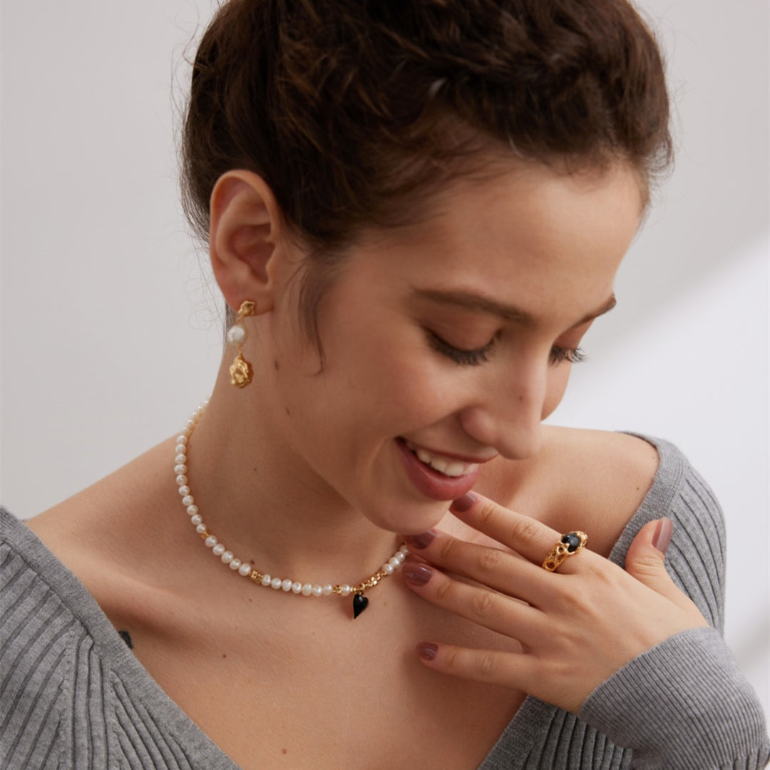 925 Sterling Silver Pearl Drop Earrings