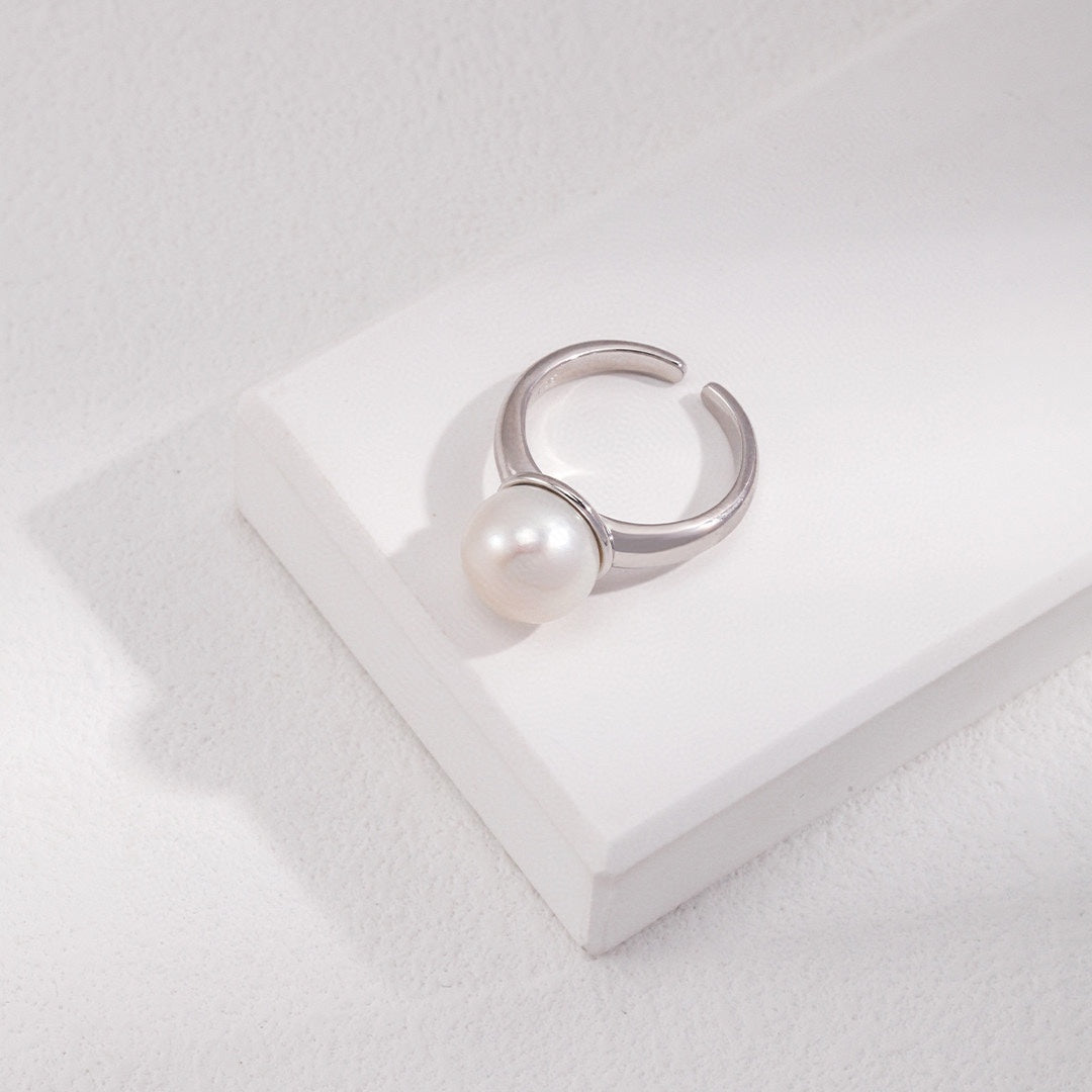 11mm Freshwater Pearl Open Ring
