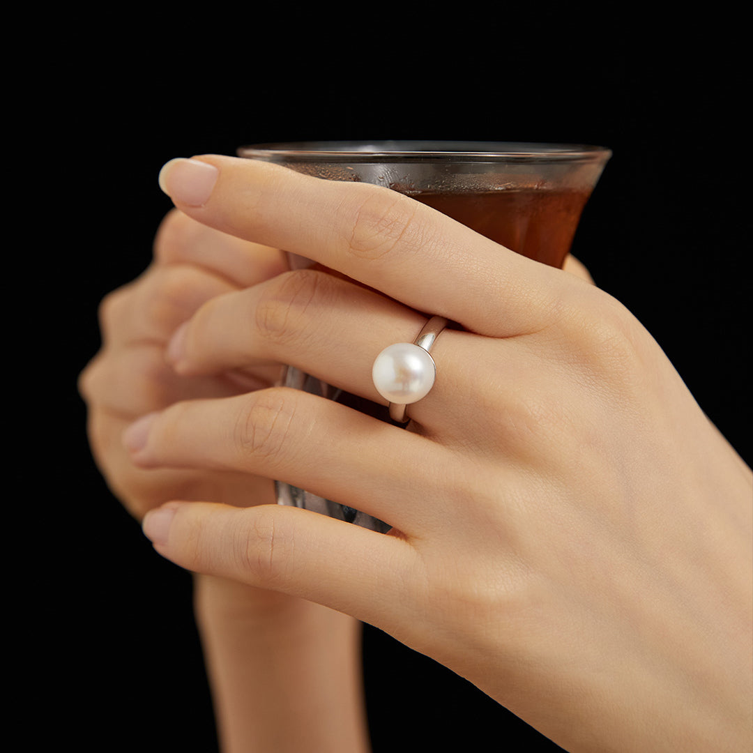 11mm Freshwater Pearl Open Ring