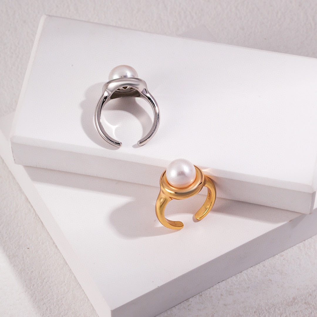 Freshwater Pearl Open Ring