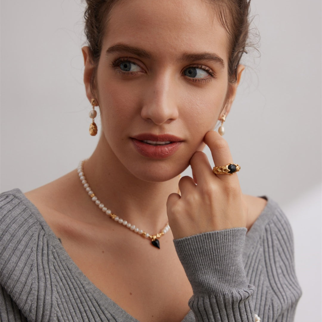 925 Sterling Silver Pearl Drop Earrings